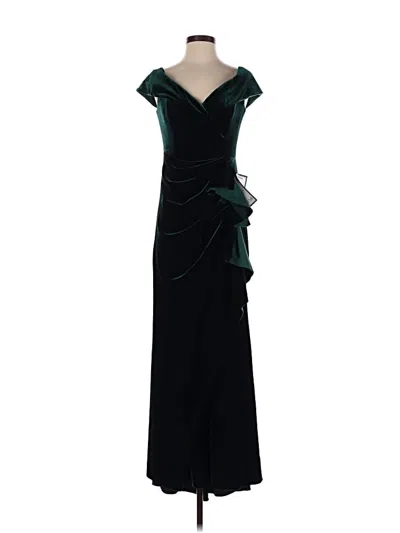 Pre-owned Xscape Cocktail Dress In Teal