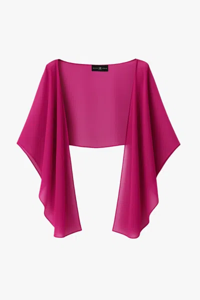 XSCAPE EVENINGS "BERNADETTE" CHIFFON SHAWL WRAP