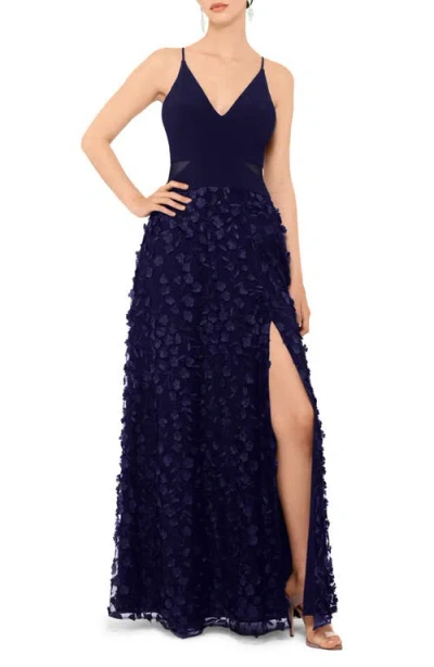 Xscape Evenings Xscape Floral Appliqué Gown
