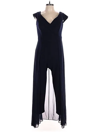 Pre-owned Xscape Jumpsuit In Blue