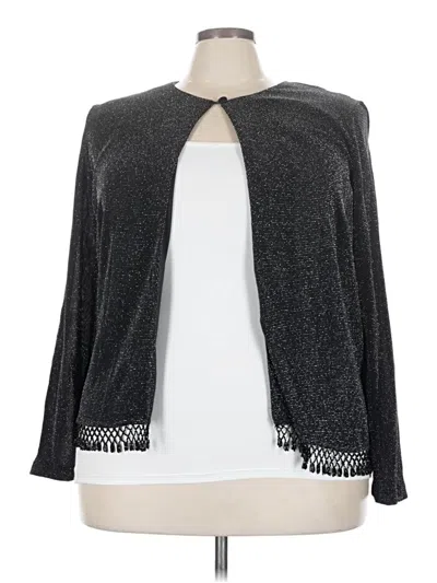 Pre-owned Xscape Kimono In Silver