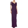 Xscape Petites Lana Womens Embellished Long Evening Dress