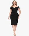 Xscape Plus Size Sweetheart-neckline Sheath Dress