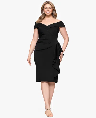 Xscape Plus Size Sweetheart-neckline Sheath Dress