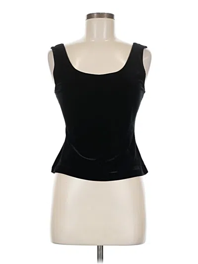 Pre-owned Xscape Sleeveless Top Black Sweetheart Neckline Tops