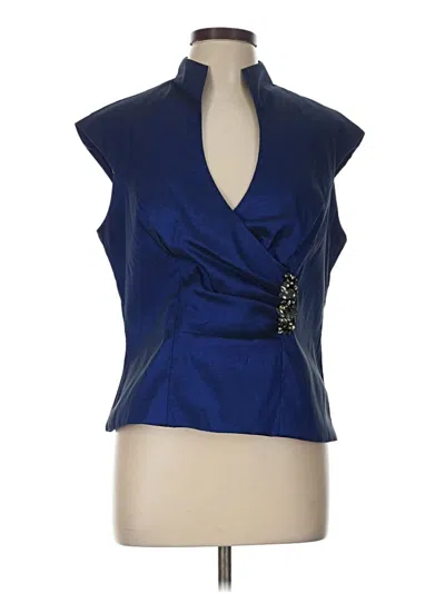 Pre-owned Xscape Vest In Blue