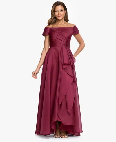 Xscape Women's Embroidered Floral Off-the-shoulder Ball Gown In Multi