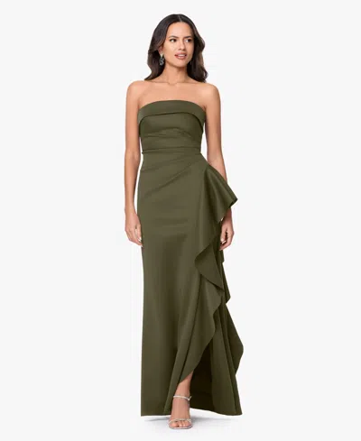 Xscape Women's Long Dress In Green
