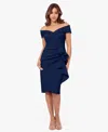 Xscape Women's Off-the-shoulder Sweetheart Ruffle Dress