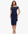 Xscape Women's Ruffled Off-the-shoulder Sheath Dress