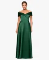 Xscape Women's Sweetheart Neck Maxi Dress In Green
