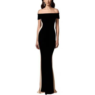 Xscape Womens Beaded Polyester Evening Dress