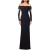 Xscape Womens Embellished Polyester Evening Dress In Multi