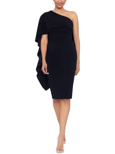 Xscape Womens Formal Sheath Sheath Dress In Black