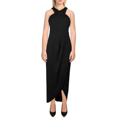Xscape Womens Pleated Polyester Evening Dress