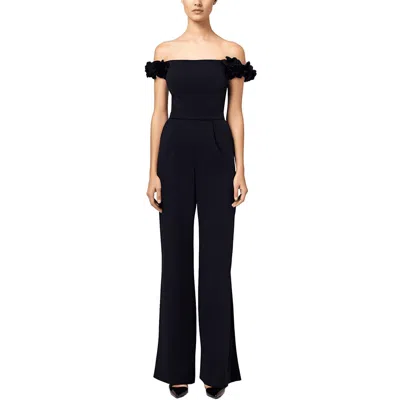 Xscape Womens Rosette Polyester Jumpsuit
