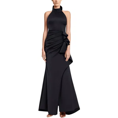 Xscape Womens Ruffled Polyester Evening Dress