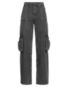 Xt Studio Woman Jeans Black Size 32 Cotton, Elastane In Black