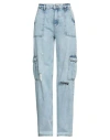 Xt Studio Woman Jeans Blue Size 32 Cotton In Blue