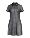Xt Studio Woman Mini Dress Black Size S Viscose, Polyamide, Elastane, Polyurethane, Polyester In Black