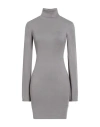 Xt Studio Woman Mini Dress Grey Size Xs Viscose, Nylon In Gray