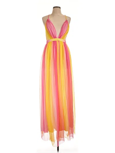Pre-owned Xtaren Cocktail Dress In Yellow