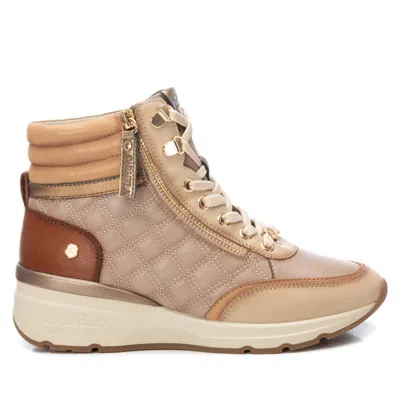 XTI CARMELA COLLECTION LEATHER SNEAKER BOOTIES BY XTI