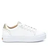 Xti Women's Leather Trainers Sneakers In White In White