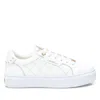 Xti Women's Leather Trainer Sneakers In White In White