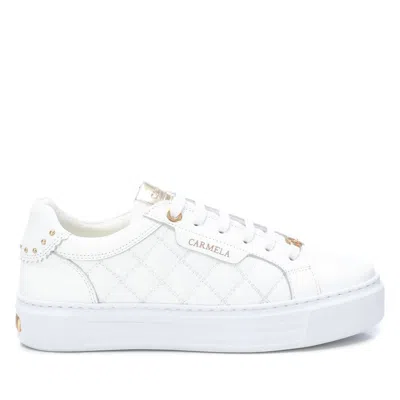 Xti Women's Leather Trainer Sneakers In White