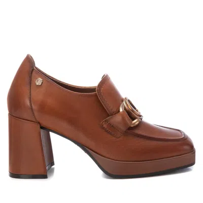 Xti Carmela Leather Collection Women's Loafer Pump By  In Brown