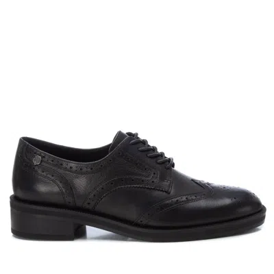 Xti Carmela Leather Collection Women's Penny Oxfords By  In Black