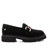 Xti Carmela Leather Collection Women's Penny Loafers By  In Black