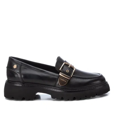 Xti Carmela Leather Collection Women's Penny Loafers By  In Black