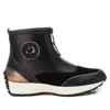 Xti Carmela Collection Women's Leather Casual Sneakers By  In Black