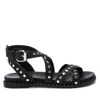 Xti Carmela Leather Women's Fashion Sandals By  In Black