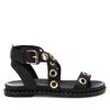 Xti Carmela Leather Women's Fashion Sandals By  In Black
