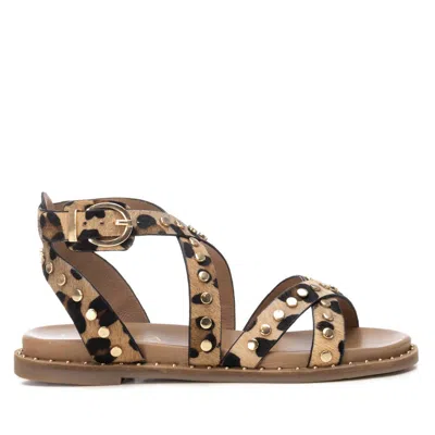 Xti Carmela Leather Women's Fashion Sandals By  In Multi