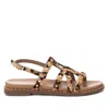 Xti Carmela Leather Women's Fashion Sandals By  In Multi