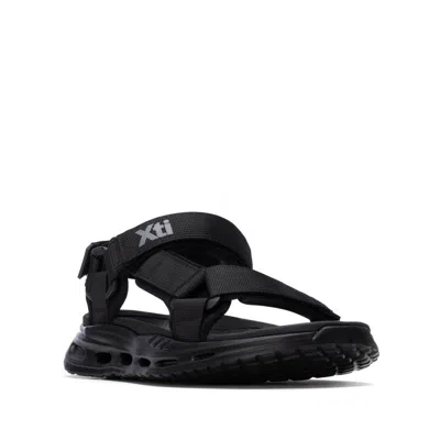 Xti Men's Airsole Ergonomic T-strap Sandals In Black