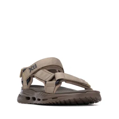Xti Men's Airsole Ergonomic T-strap Sandals In Gray