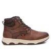 Xti Men's Ankle Boots In Chocolate In Gold