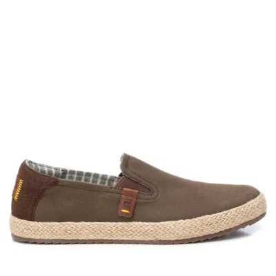 Xti Men's Canvas Boat Shoes In Dark Green In Multi