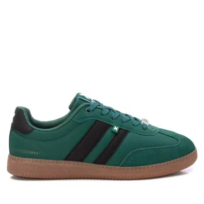 Xti Men's Casual Flat Sneakers In Green