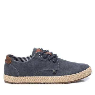 Xti Men's Casual Jute Wrapped Sole Oxfords In Blue