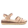Xti Women's Low Wedge Sandals In Beige In Beige