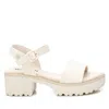 Xti Women's Heeled Platform Sandals In Ice In Blue