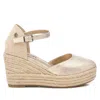 Xti Women's Wedge Espadrilles Sandal In Gold In Gold