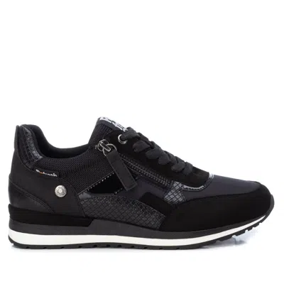 Xti Women's Lace-up Sneakers In Black