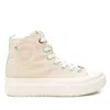 Xti Refresh Collection Women's Sneaker Booties By  In Beige